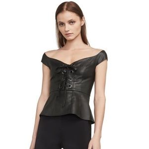 NWT BCBGMaxAzria Peplum top 🖤